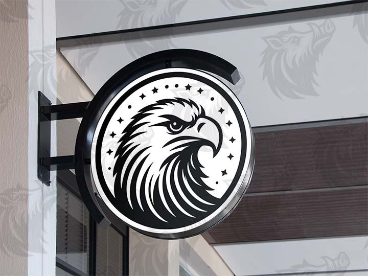 Eagle Head v4 SVG