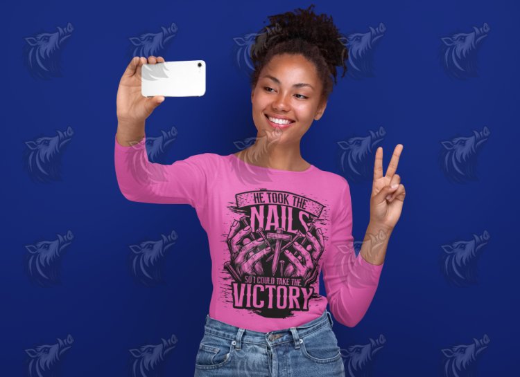 He Took The Nails So I Could Take The Victory T-Shirt Design