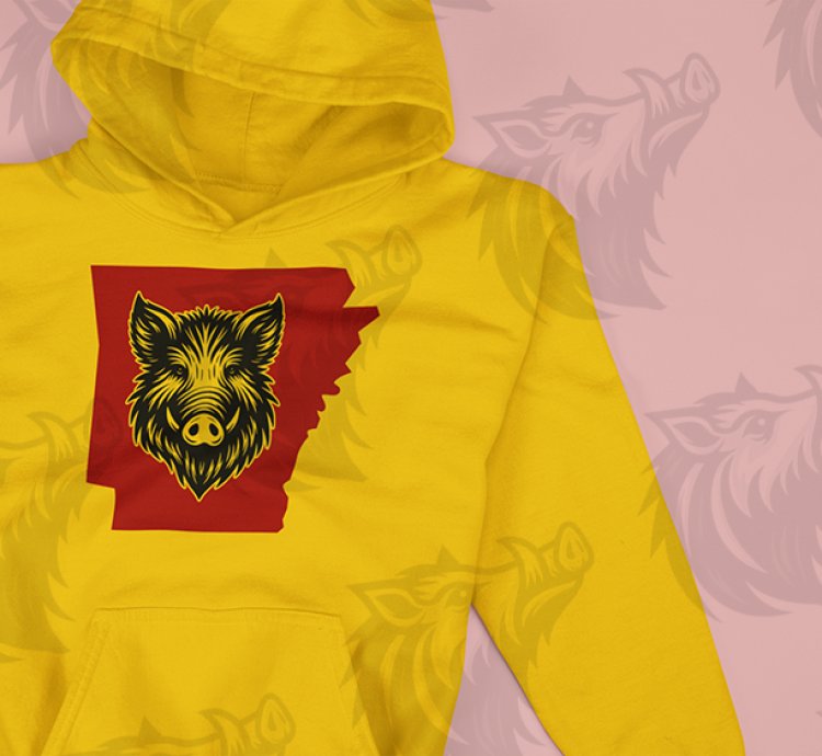 Hog State Arkansas SVG File