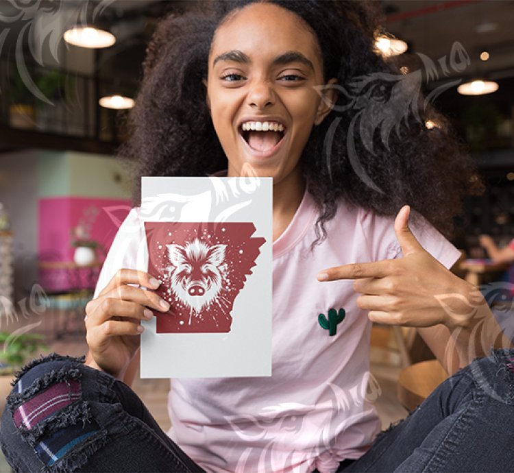 Hog State Arkansas SVG File v2