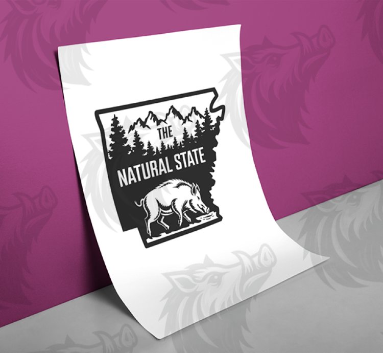 Hog State Arkansas SVG File v6
