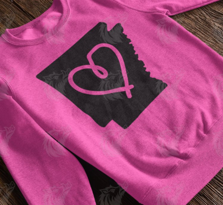 Arkansas Heart Doodle