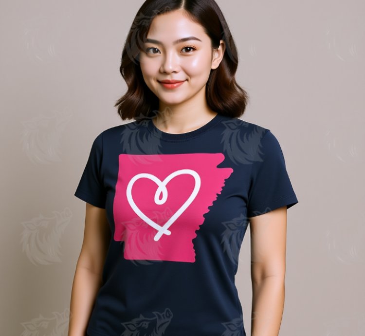 Arkansas Heart Doodle