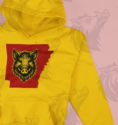 Hog State Arkansas SVG File 3
