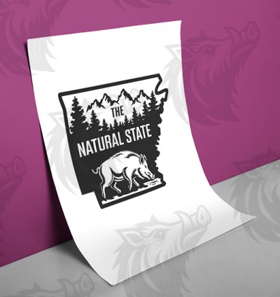 Hog State Arkansas SVG File v6