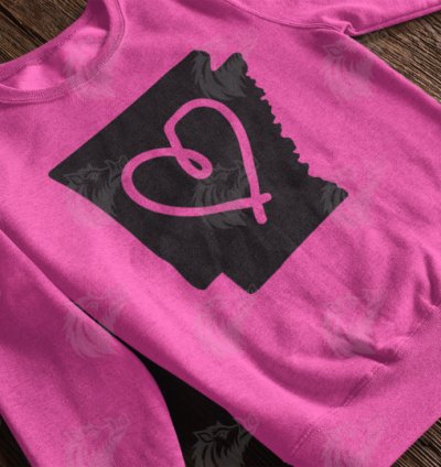 Arkansas Heart Doodle