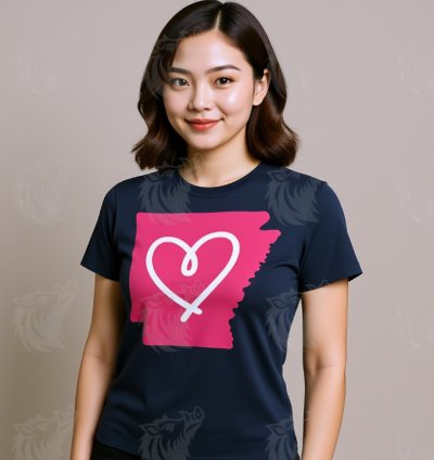 Arkansas Heart Doodle