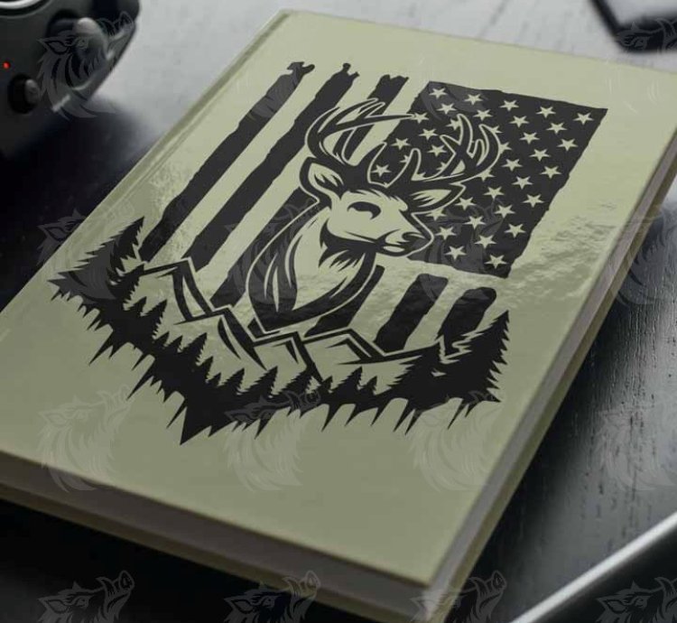 Tattered Flag Buck, Deer Flag