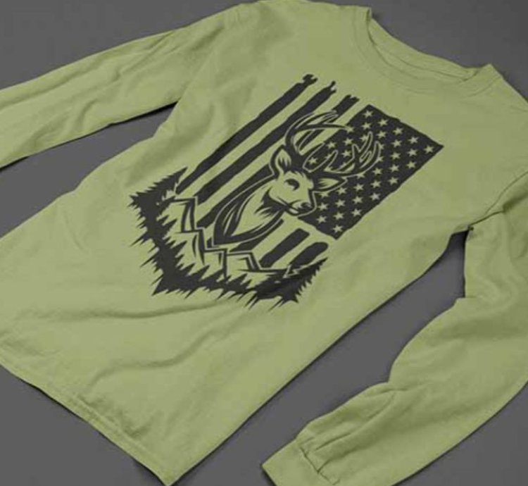 Tattered Flag Buck, Deer Flag