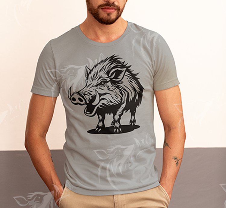 Wild Boar SVG Digital Download File