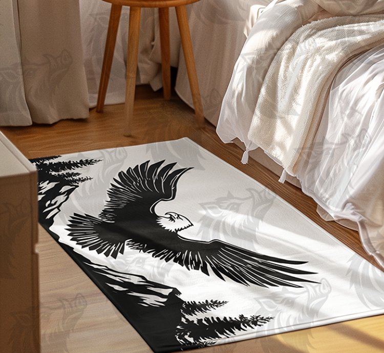 Eagle Between Mountains