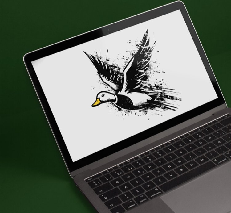 Splatter Duck PNG V1
