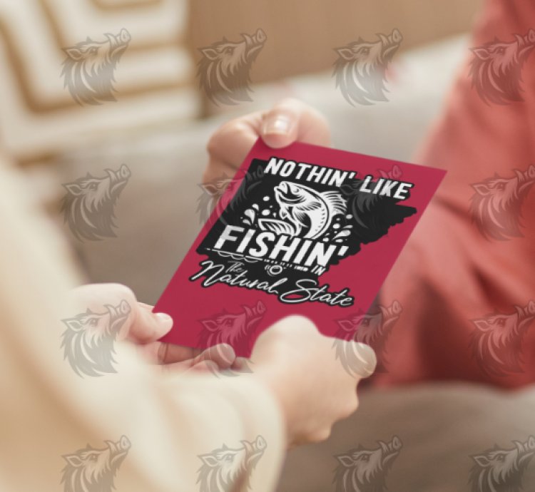 Nothing Like Fishing in The Natural State – Customizable High Resolution T-Shirt Design