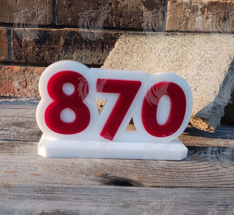 Acrylic Arkansas Area Codes – Office Desk, Shelf Signs