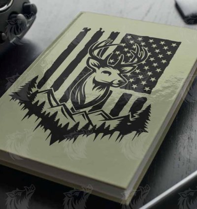 Tattered Flag Buck, Deer Flag 6