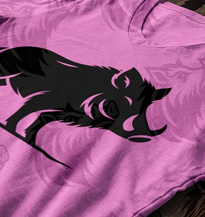 Vector SVG Wild Boar 4