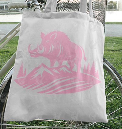 Triumphant Wild Boar SVG 3