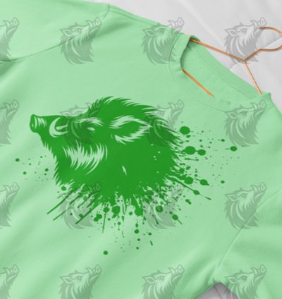 Wild Boar Splatter V2 SVG 4