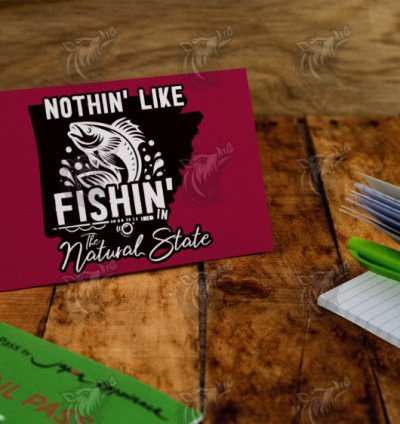 Nothing Like Fishing in The Natural State – Customizable High Resolution T-Shirt Design 5