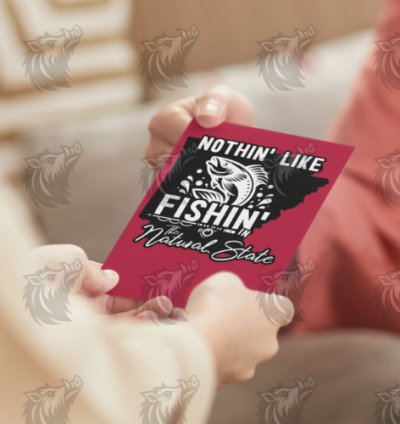 Nothing Like Fishing in The Natural State – Customizable High Resolution T-Shirt Design