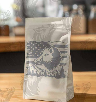 Wild Boar US Flag SVG 4