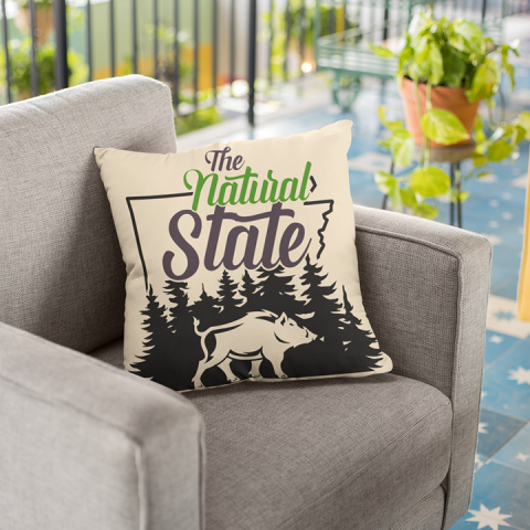 The Natural State Boar & Forest SVG + PNG