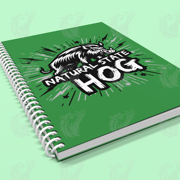 Natural State Hog High-Res Black PNG