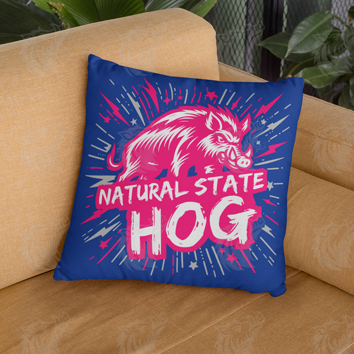 Natural State Hog High-Res Pink PNG