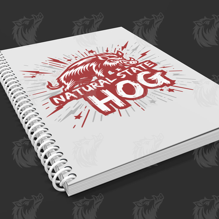 Natural State Hog High-Res Red PNG