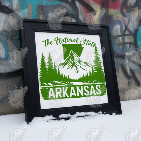The Natural State Arkansas SVG Design 4