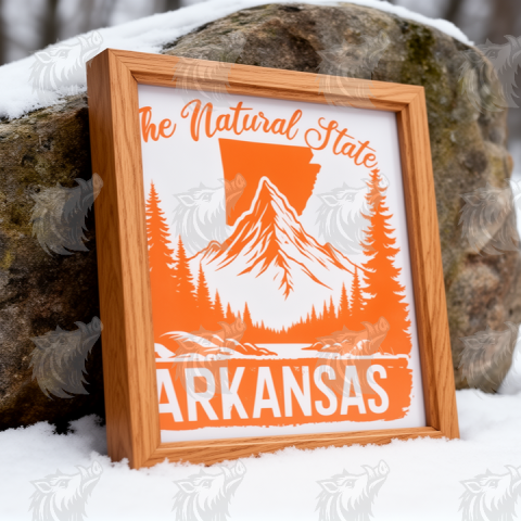 The Natural State Arkansas SVG Design 3