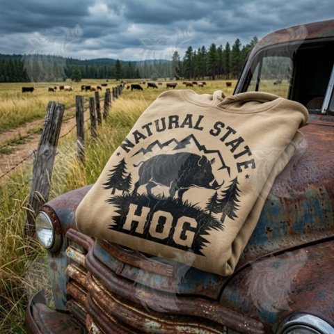 5 Natural State Hog SVG PNG Bundle 3